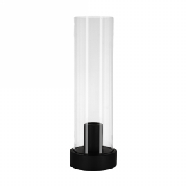 Jens Living Kandelaar Tess Zwart 9x9x28.5cm 1stuks Jens Living Kandelaar Tess Zwart 9x9x28.5cm 1stuks