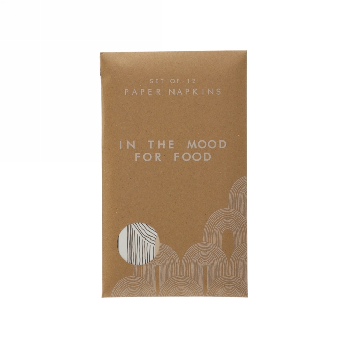 Jens Living Mood For Food Servetten set van 12stuks 10x20x0.1cm 1stuks