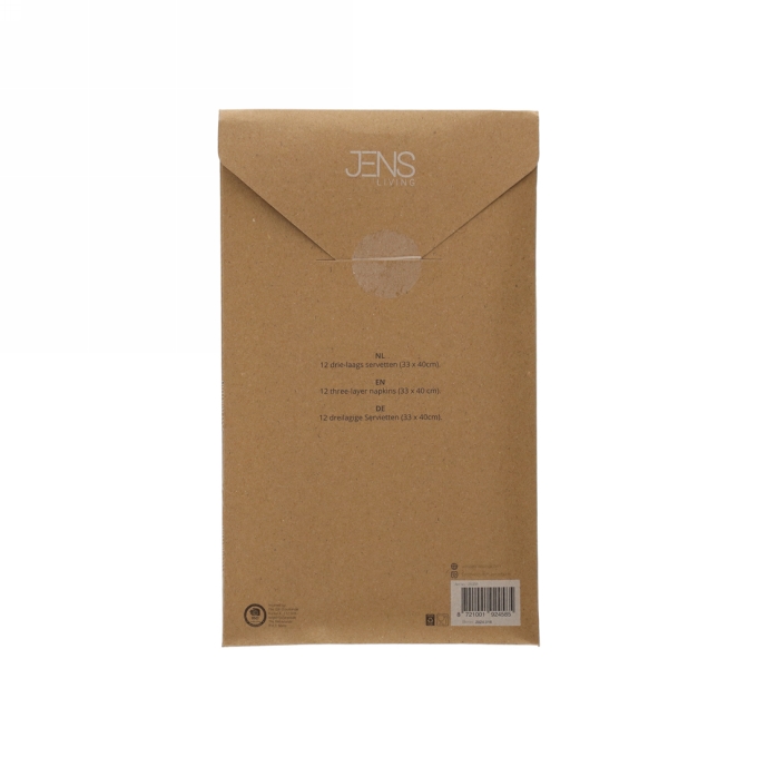 Jens Living Mood For Food Servetten set van 12stuks 10x20x0.1cm 1stuks Jens Living Mood For Food Servetten set van 12stuks 10x20x0.1cm 1stuks