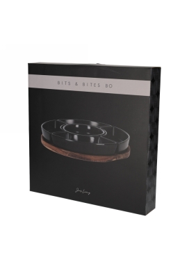 Jens Living Bits & Bites Bo Xl Black 30x30x4.7cm 1stuks Jens Living Bits & Bites Bo Xl Black 30x30x4.7cm 1stuks