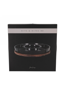 Jens Living Bits & Bites Bo Xl Black 30x30x4.7cm 1stuks Jens Living Bits & Bites Bo Xl Black 30x30x4.7cm 1stuks