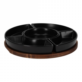 Jens Living Bits & Bites Bo Xl Black 30x30x4.7cm 1stuks Jens Living Bits & Bites Bo Xl Black 30x30x4.7cm 1stuks