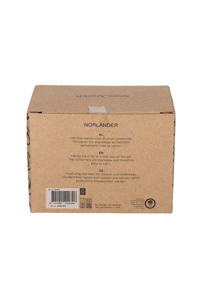 Norlander Outdoor Kommen set van 4stuks 13x11x4.5cm 1stuks