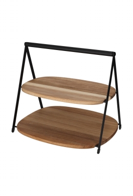 Jens Living Opvouwbare Etagere Linn 28x24.5x25.6cm 1stuks Jens Living Opvouwbare Etagere Linn 28x24.5x25.6cm 1stuks