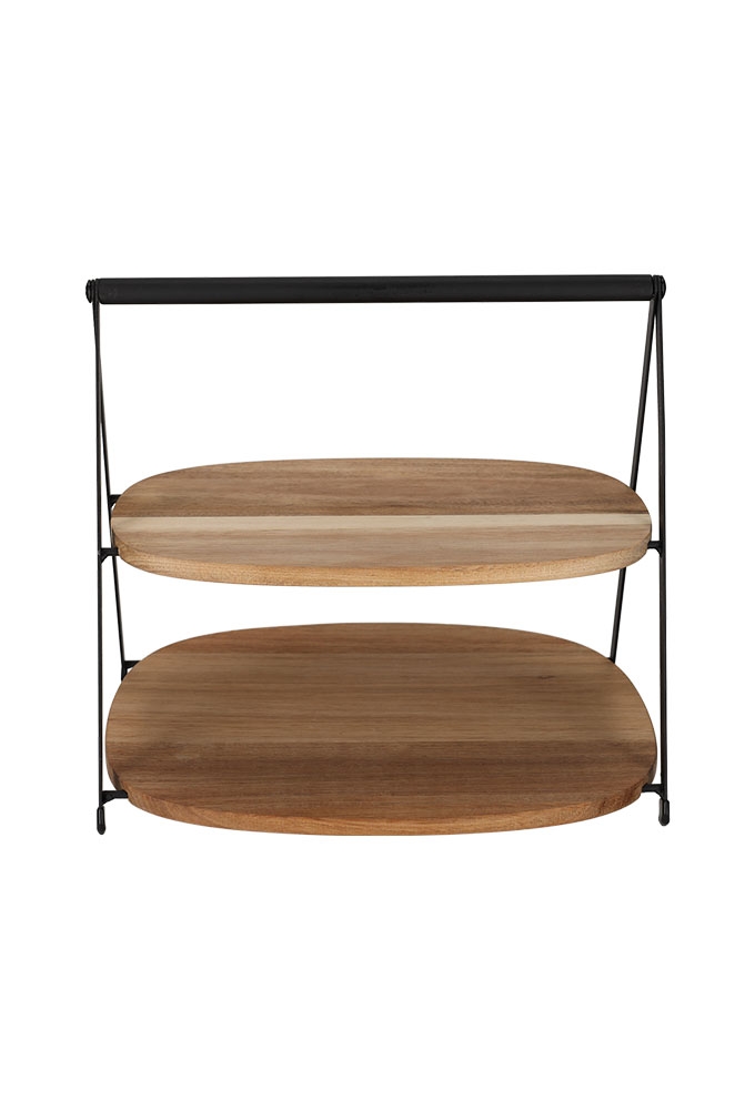 Jens Living Opvouwbare Etagere Linn 28x24.5x25.6cm 1stuks Jens Living Opvouwbare Etagere Linn 28x24.5x25.6cm 1stuks