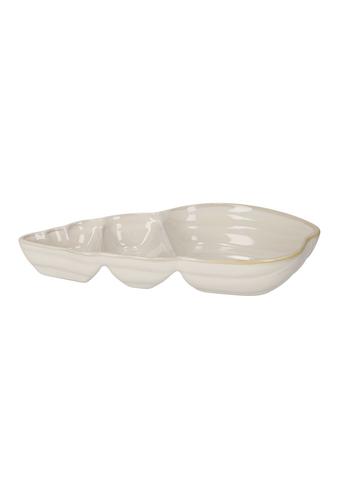 Jens Living Serveerschaal Schelp 28x12.5x5cm 1stuks Jens Living Serveerschaal Schelp 28x12.5x5cm 1stuks