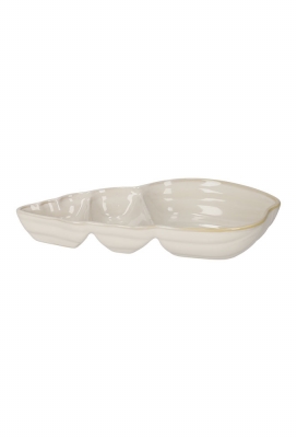 Jens Living Serveerschaal Schelp 28x12.5x5cm 1stuks Jens Living Serveerschaal Schelp 28x12.5x5cm 1stuks