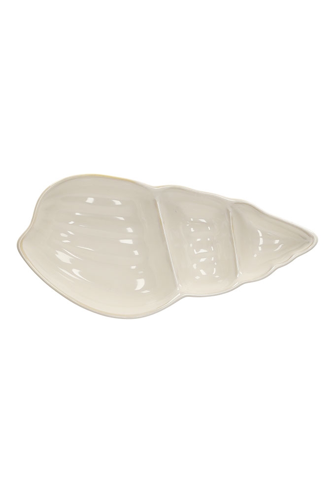 Jens Living Serveerschaal Schelp 28x12.5x5cm 1stuks Jens Living Serveerschaal Schelp 28x12.5x5cm 1stuks