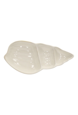 Jens Living Serveerschaal Schelp 28x12.5x5cm 1stuks Jens Living Serveerschaal Schelp 28x12.5x5cm 1stuks