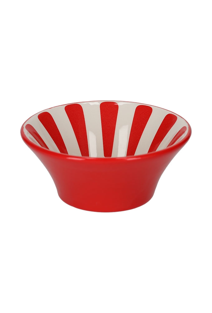 Jens Living La Dolce Vita Kom Rood 15.3x15.3x6.5cm 1stuks