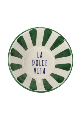Jens Living La Dolce Vita Kom Groen 15.3x15.3x6.5cm 1stuks Jens Living La Dolce Vita Kom Groen 15.3x15.3x6.5cm 1stuks
