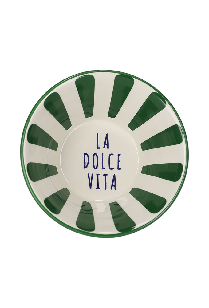 Jens Living La Dolce Vita Kom Groen 15.3x15.3x6.5cm 1stuks