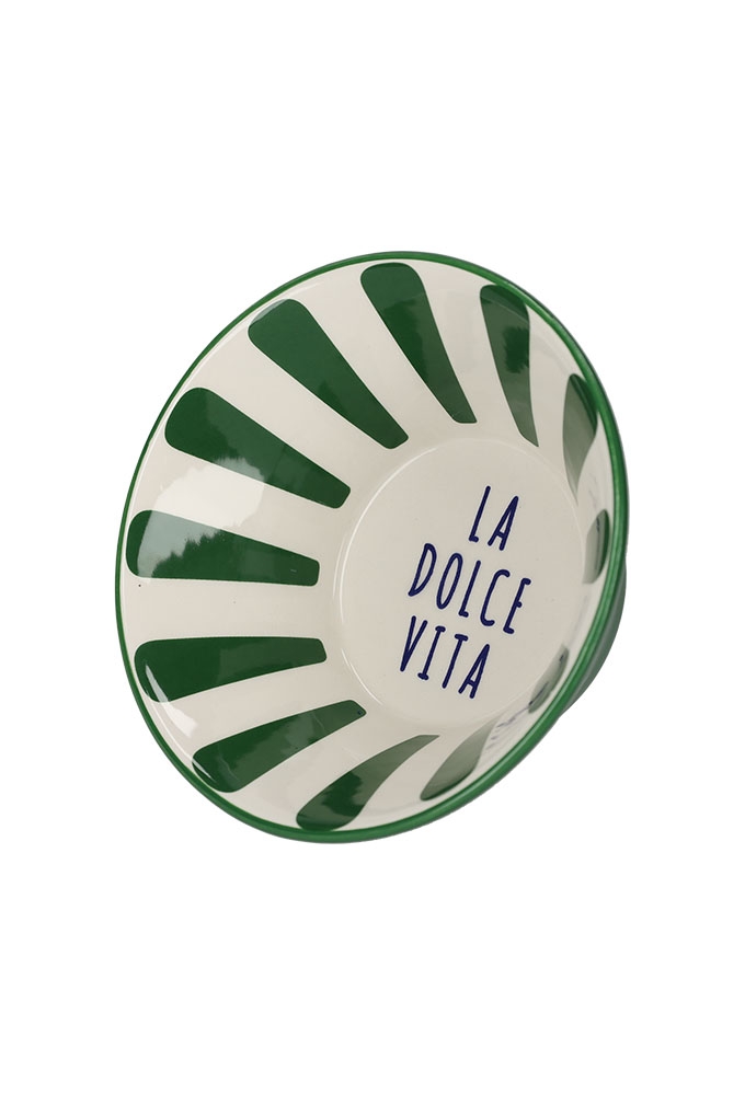 Jens Living La Dolce Vita Kom Groen 15.3x15.3x6.5cm 1stuks Jens Living La Dolce Vita Kom Groen 15.3x15.3x6.5cm 1stuks