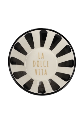 Jens Living La Dolce Vita Kom Zwart 15.3x15.3x6.5cm 1stuks Jens Living La Dolce Vita Kom Zwart 15.3x15.3x6.5cm 1stuks