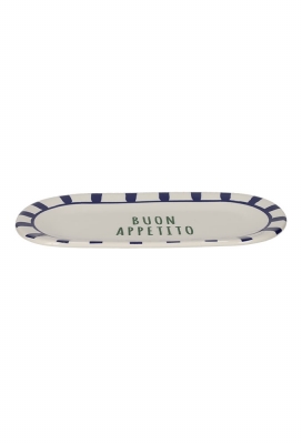 Jens Living Buon Appetito Serveerbord Blauw 21.5x11x2cm 1stuks Jens Living Buon Appetito Serveerbord Blauw 21.5x11x2cm 1stuks