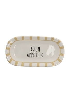 Jens Living Buon Appetito Serveerbord Taupe 21.5x11x2cm 1stuks Jens Living Buon Appetito Serveerbord Taupe 21.5x11x2cm 1stuks