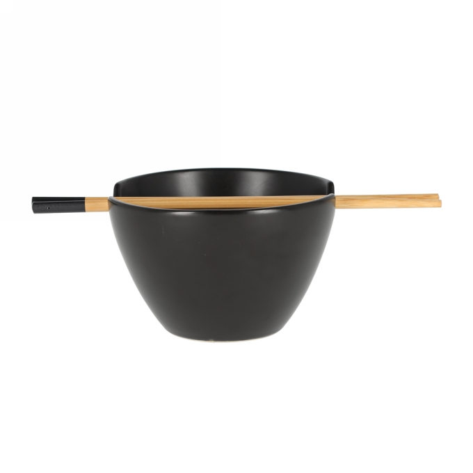 Jens Living Poke Bowl Zwart 24x13.5x8.5cm 1stuks Jens Living Poke Bowl Zwart 24x13.5x8.5cm 1stuks