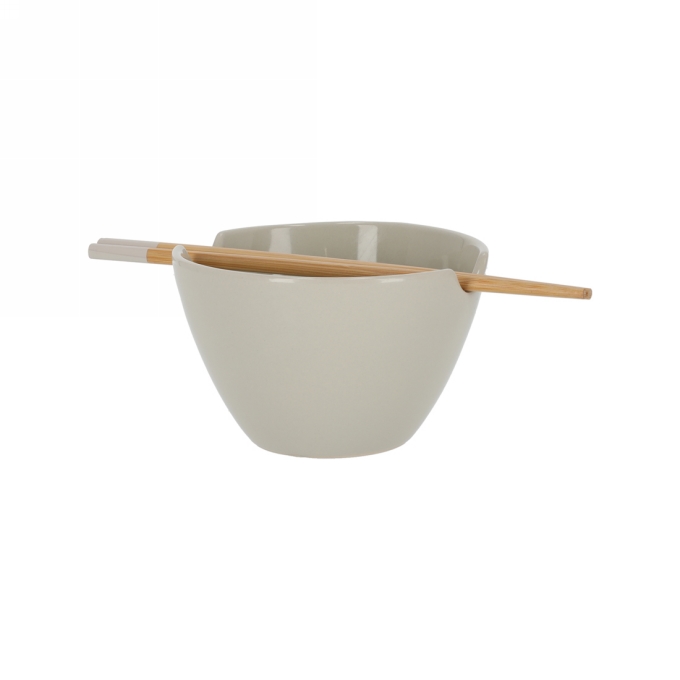 Jens Living Poke Bowl Stone 24x13.5x8.5cm 1stuks