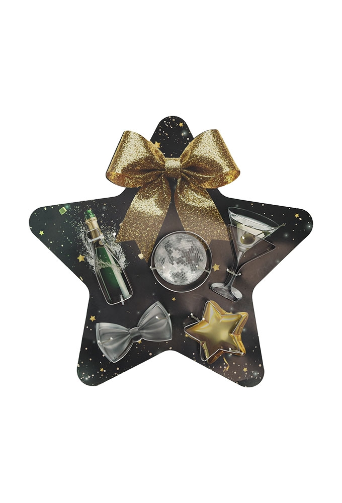 Jens Living Koekjesvormen Feest 32.6x30x2.5cm 1stuks