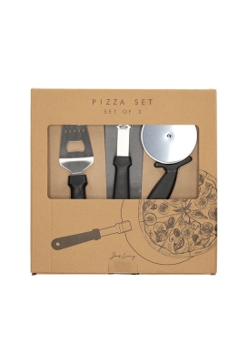 Jens Living Pizza Set 30.5x30.5x7.5cm 1stuks Jens Living Pizza Set 30.5x30.5x7.5cm 1stuks