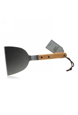 Jens Living Hamburger Flipper Woody 25x8x12cm 1stuks Jens Living Hamburger Flipper Woody 25x8x12cm 1stuks