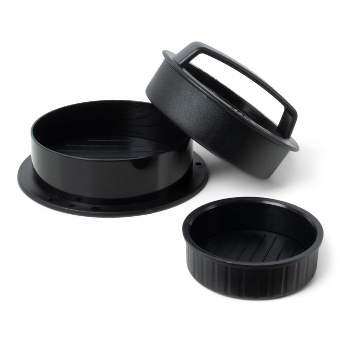 Jens Living Hamburgerpers 12.3x12.3x5.5cm 1stuks Jens Living Hamburgerpers 12.3x12.3x5.5cm 1stuks