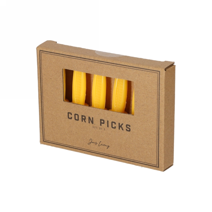 Jens Living Bbq Maisprikkers set van 6stuks 8.4x2x1.5cm 1stuks
