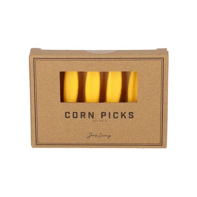Jens Living Bbq Maisprikkers set van 6stuks 8.4x2x1.5cm 1stuks