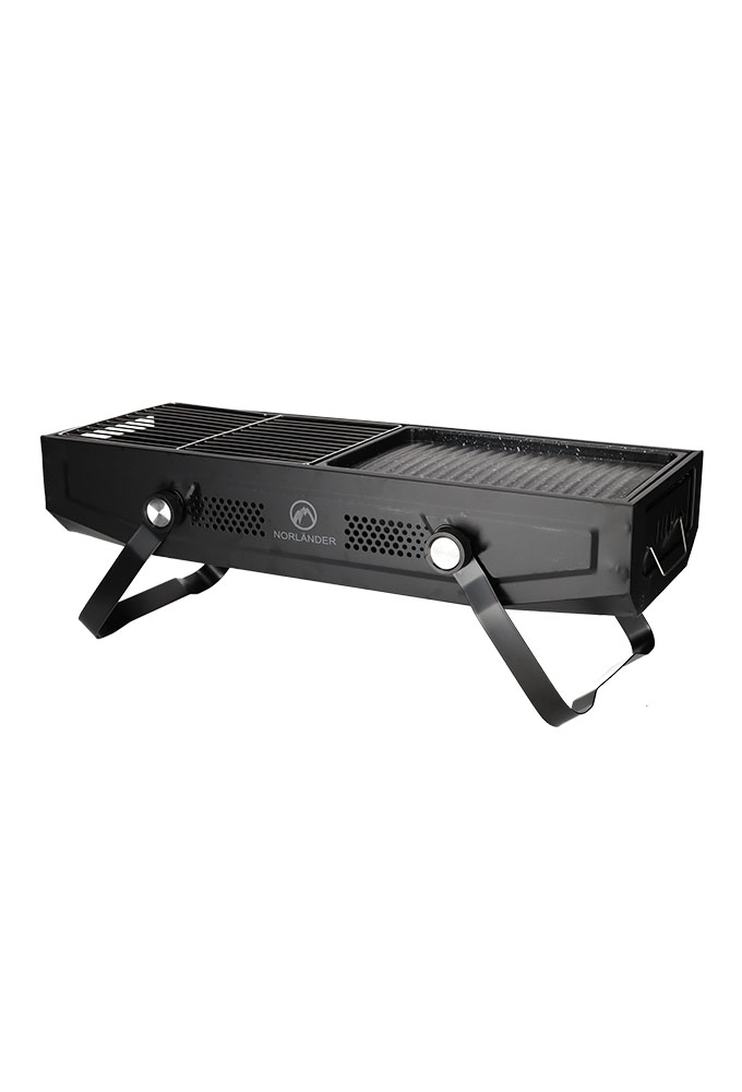 Norlander Outdoor Bbq met Grill Zwart 56x20x20cm 1stuks