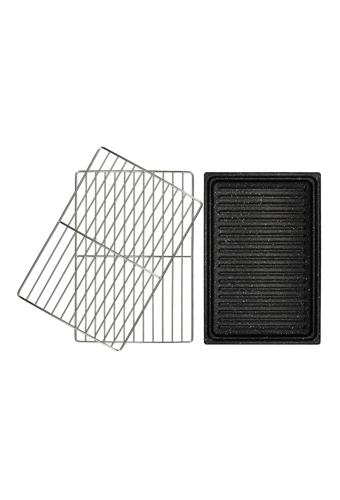 Norlander Outdoor Bbq met Grill Zwart 56x20x20cm 1stuks