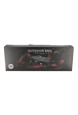 Norlander Outdoor Bbq met Grill Zwart 56x20x20cm 1stuks
