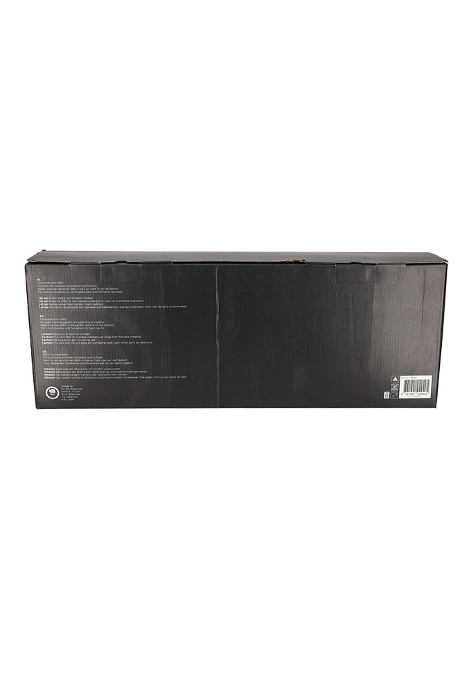 Norlander Outdoor Bbq met Grill Zwart 56x20x20cm 1stuks