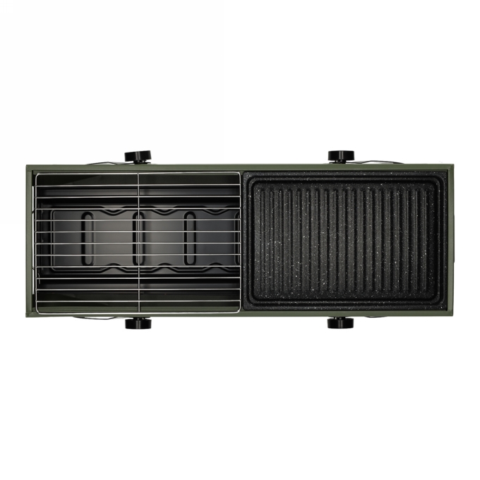 Norlander Outdoor Bbq met Grill Groen 56x20x20cm 1stuks Norlander Outdoor Bbq met Grill Groen 56x20x20cm 1stuks
