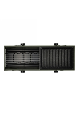 Norlander Outdoor Bbq met Grill Groen 56x20x20cm 1stuks Norlander Outdoor Bbq met Grill Groen 56x20x20cm 1stuks