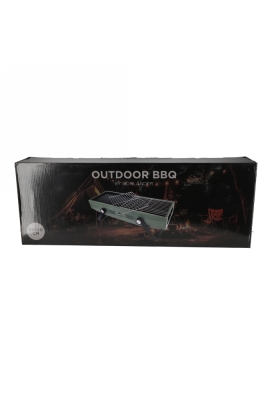 Norlander Outdoor Bbq met Grill Groen 56x20x20cm 1stuks Norlander Outdoor Bbq met Grill Groen 56x20x20cm 1stuks