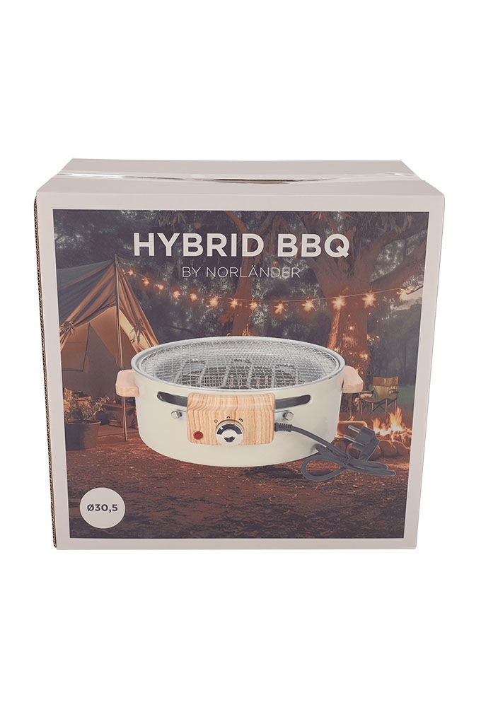 Norlander Hybrid Bbq Taupe 30.5x30.5x10.5cm 1stuks Norlander Hybrid Bbq Taupe 30.5x30.5x10.5cm 1stuks