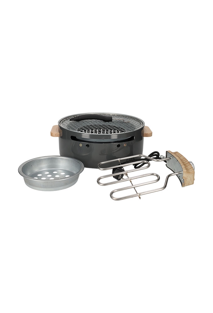 Norlander Hybrid Bbq Grey 30.5x30.5x10.5cm 1stuks Norlander Hybrid Bbq Grey 30.5x30.5x10.5cm 1stuks