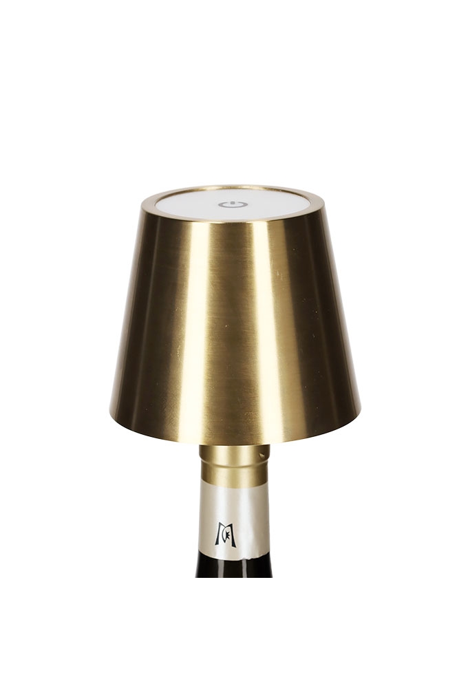 Jens Living Led Fles Lamp Goud 11x11x14.5cm 1stuks