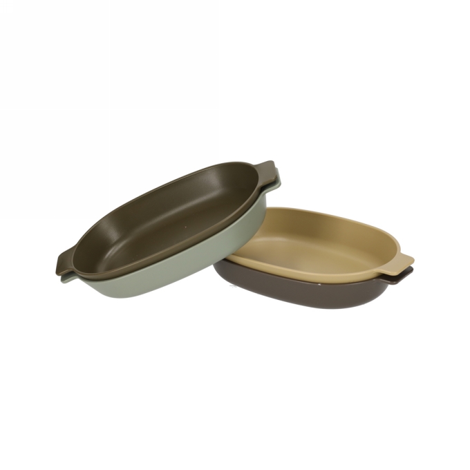 Norlander Outdoor Ovalen Bordjes set van 4stuks 24x14x3.7cm 1stuks Norlander Outdoor Ovalen Bordjes set van 4stuks 24x14x3.7cm 1stuks