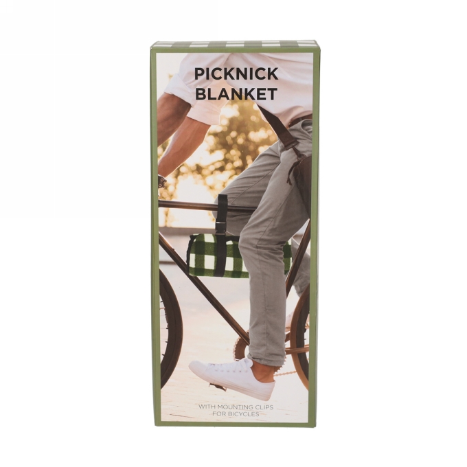Norlander Picknickkleed Geruit Groen 120x135x1cm 1stuks