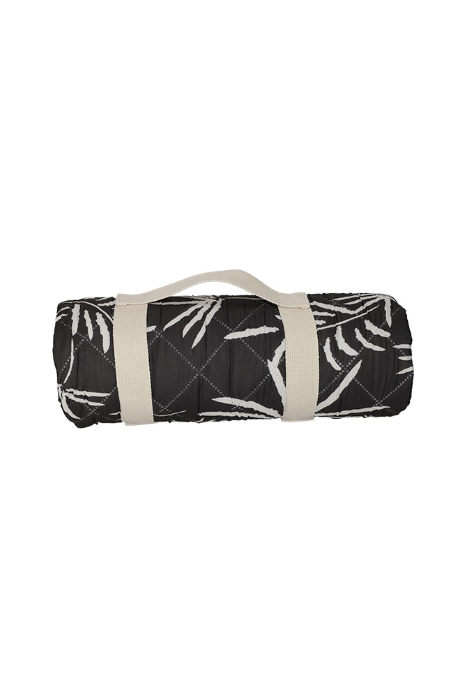 Jens Living Picknickkleed Palmbomen Zwart 130x150x1cm 1stuks Jens Living Picknickkleed Palmbomen Zwart 130x150x1cm 1stuks