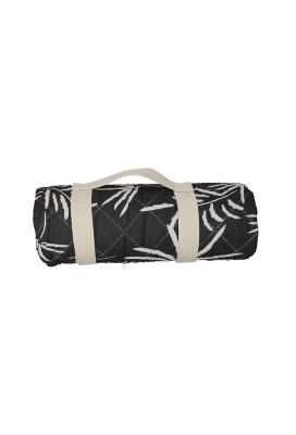 Jens Living Picknickkleed Palmbomen Zwart 130x150x1cm 1stuks Jens Living Picknickkleed Palmbomen Zwart 130x150x1cm 1stuks