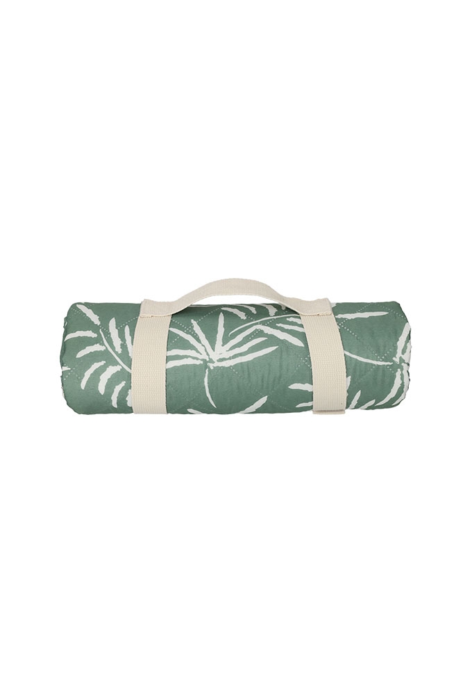 Jens Living Picknickkleed Palmbomen Groen 130x150x1cm 1stuks Jens Living Picknickkleed Palmbomen Groen 130x150x1cm 1stuks