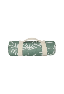 Jens Living Picknickkleed Palmbomen Groen 130x150x1cm 1stuks Jens Living Picknickkleed Palmbomen Groen 130x150x1cm 1stuks