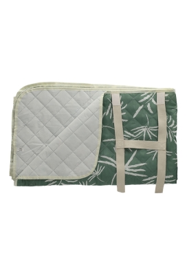Jens Living Picknickkleed Palmbomen Groen 130x150x1cm 1stuks Jens Living Picknickkleed Palmbomen Groen 130x150x1cm 1stuks