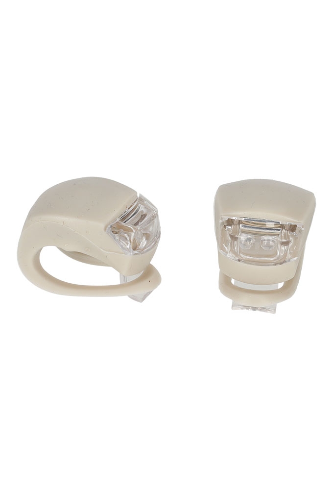 Norlander Led Fietslampen Taupe set van 2stuks 3.5x5x3cm 1stuks