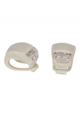 Norlander Led Fietslampen Taupe set van 2stuks 3.5x5x3cm 1stuks