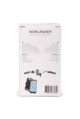 Norlander Fiets Telefoon Houder 13x7x5cm 1stuks Norlander Fiets Telefoon Houder 13x7x5cm 1stuks