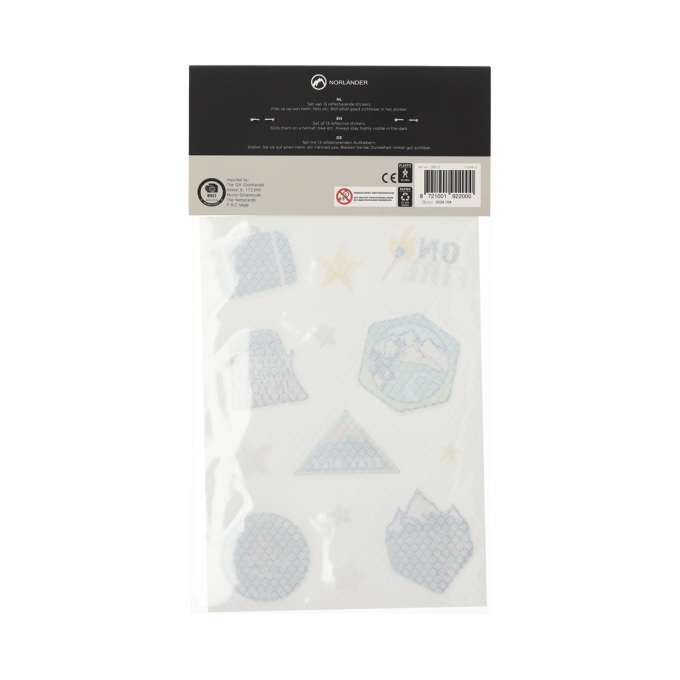 Norlander Reflecterende Stickers Outdoor 14.5x21x0.2cm 1stuks Norlander Reflecterende Stickers Outdoor 14.5x21x0.2cm 1stuks