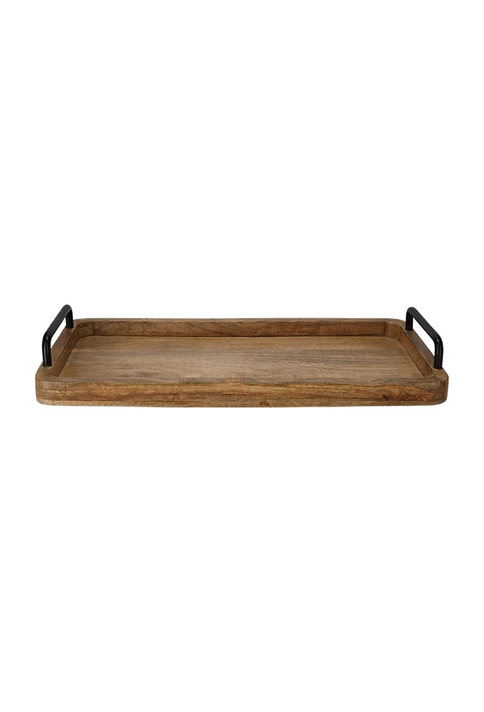 Jens Living Houten Dienblad Kelby Naturel 50x24.5x7.5cm 1stuks